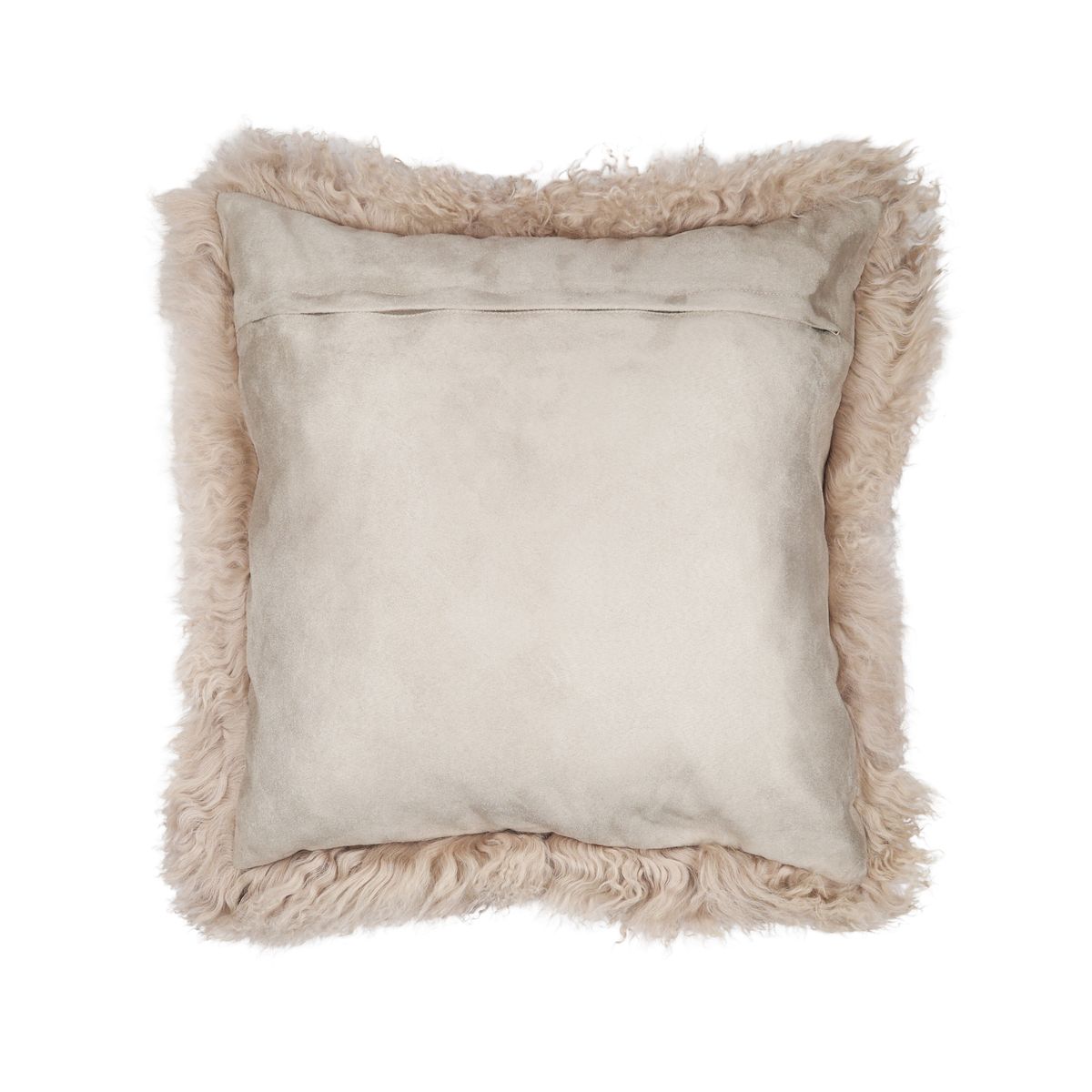 Saueskinnpute | Krøllet | Tibet | 50x50 cm Dove