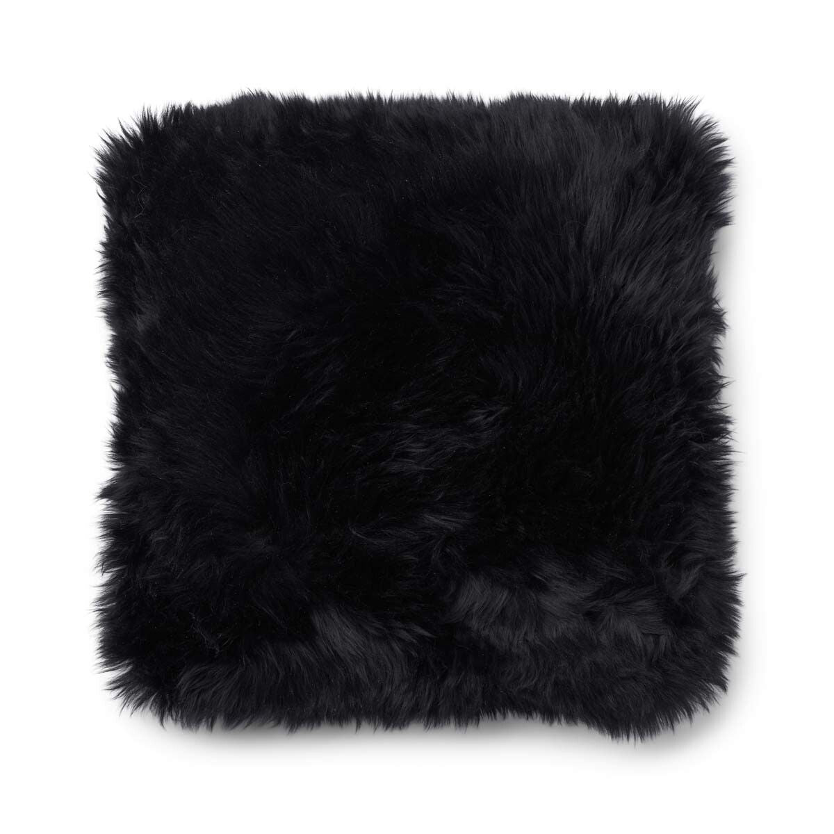 Classic Collection | Ullpute | Langhåret | 52x52 cm | 34x52 cm Koksgrå / Svart