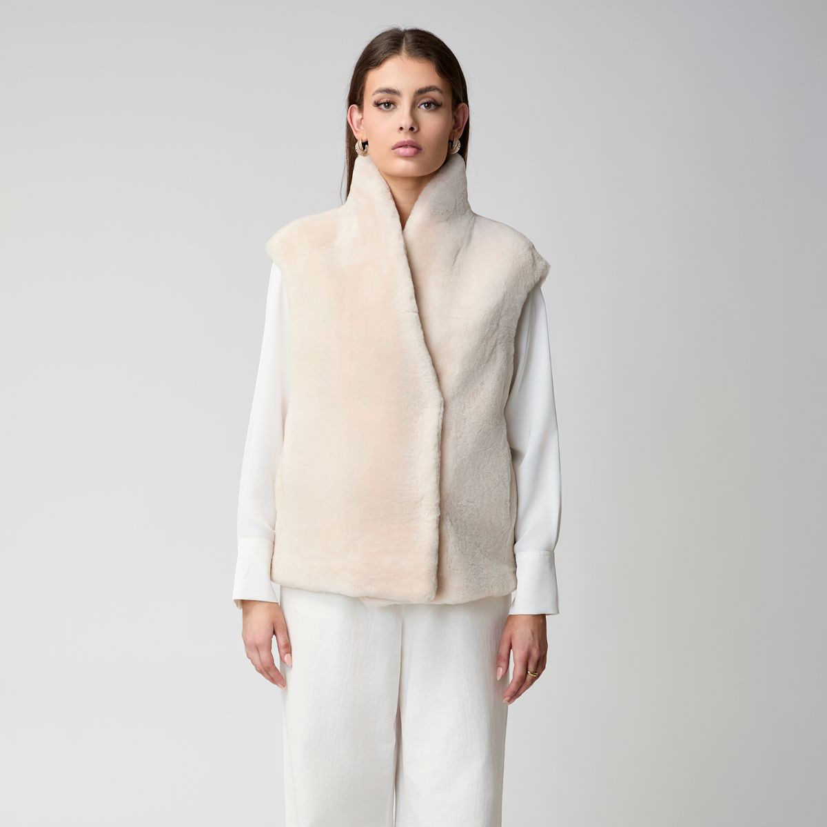Carmen vest Beige