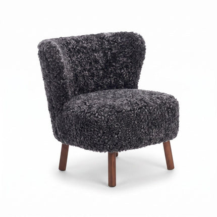 Emil Lounge Chair | Korthåret Koksgrå