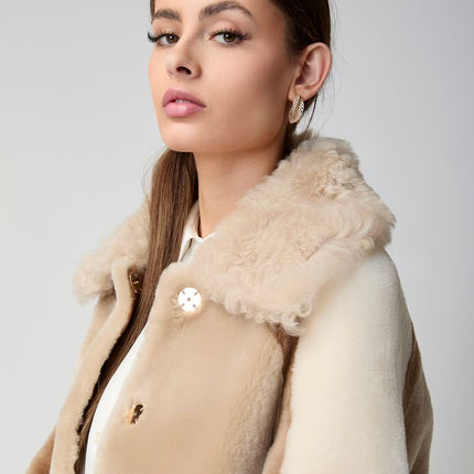 Anika Jakke Beige/Brun