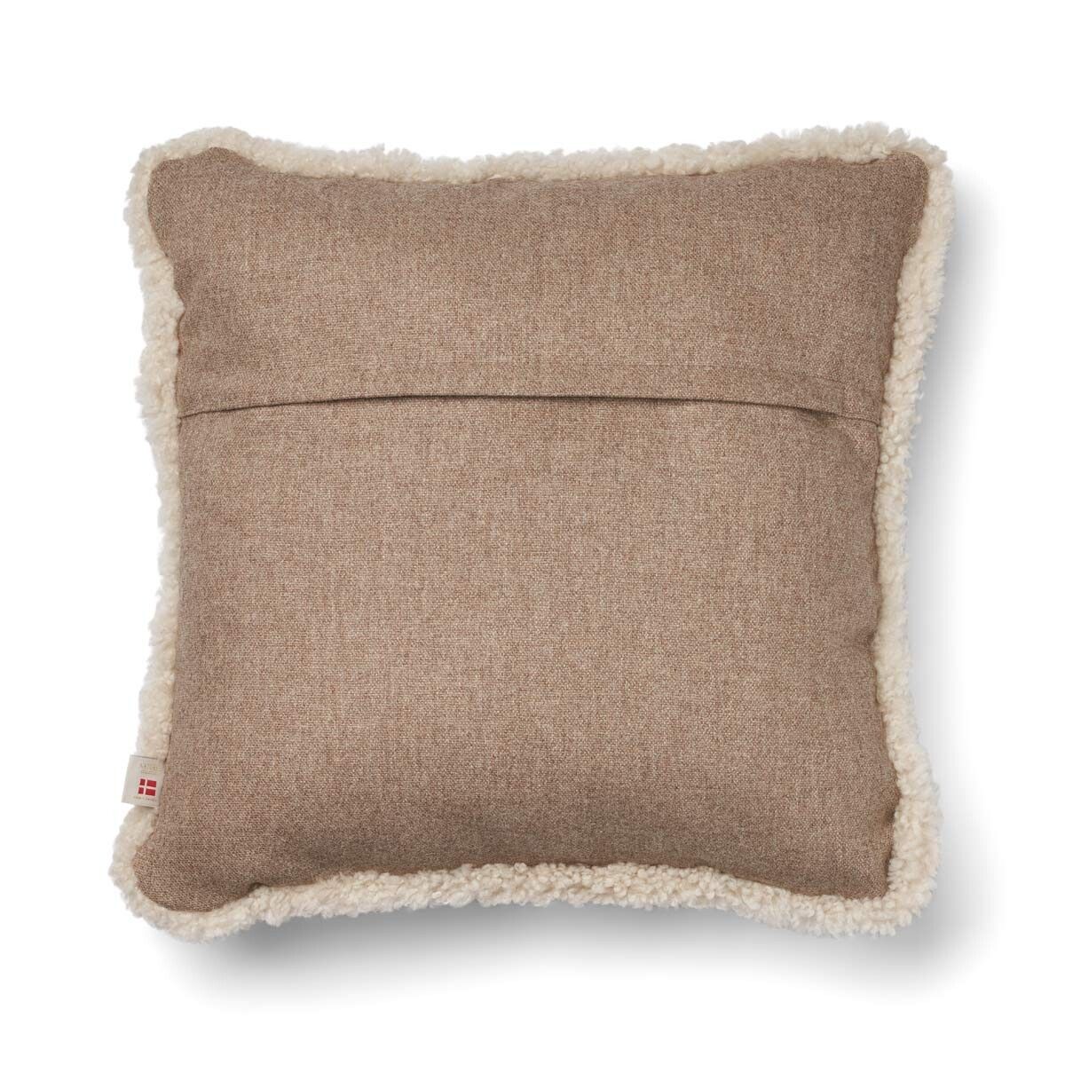 Classic Collection | Ullpute | Korthåret | Dobbeltsidig | 52x52 cm | 34x52 cm Beige / Beige