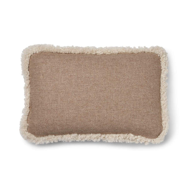 Classic Collection | Ullpute | Korthåret | Dobbeltsidig | 52x52 cm | 34x52 cm Beige / Beige
