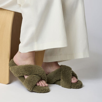 Curly Cross Slipper Honning