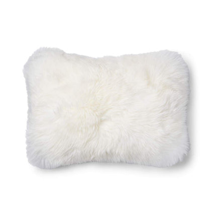 Classic Collection | Ullpute | Langhåret | 52x52 cm | 34x52 cm Sølv / Hvit