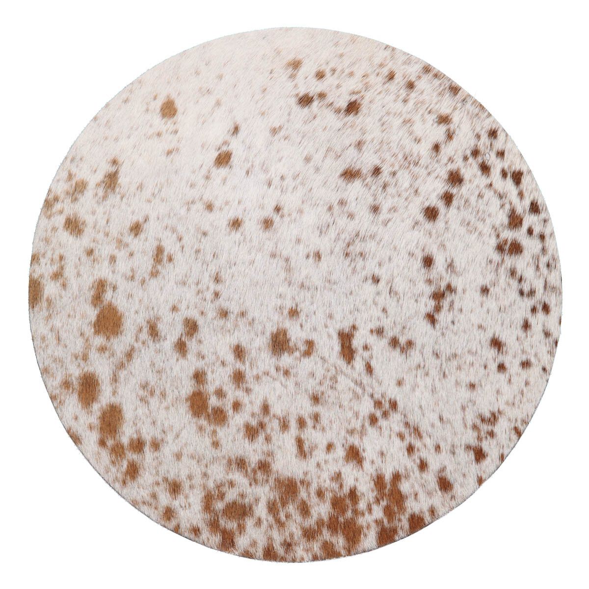 Setepute | Kuskinn | D37 cm Salt / Pepper / Brun / Hvit