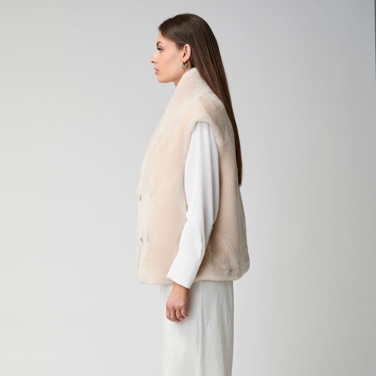 Carmen vest Beige