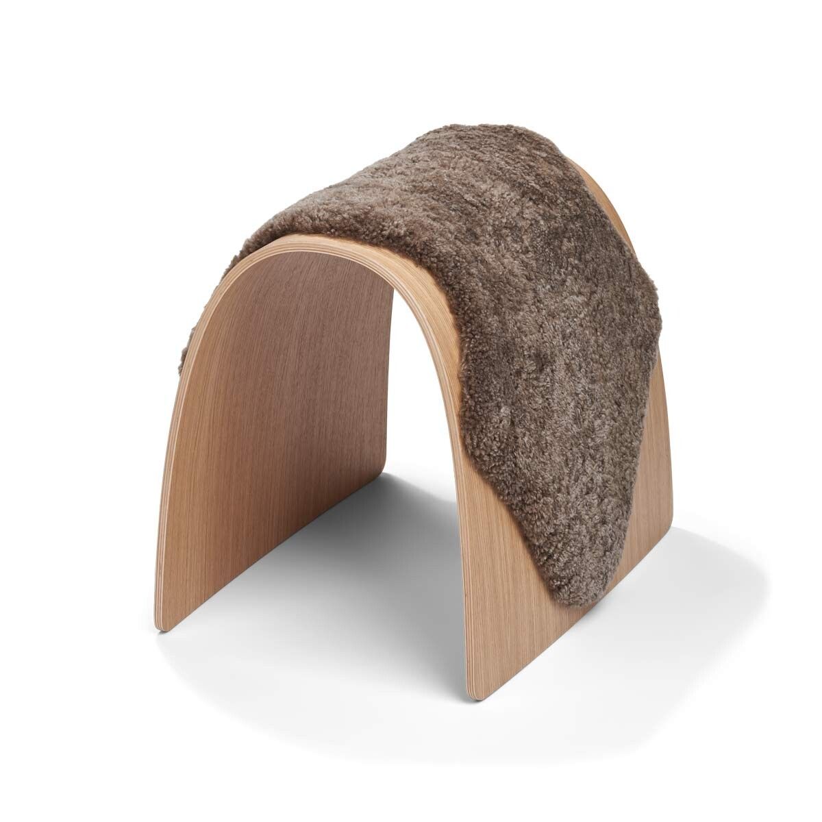 Sheep Stool cover | Korthåret | New Zealand Lysebrun