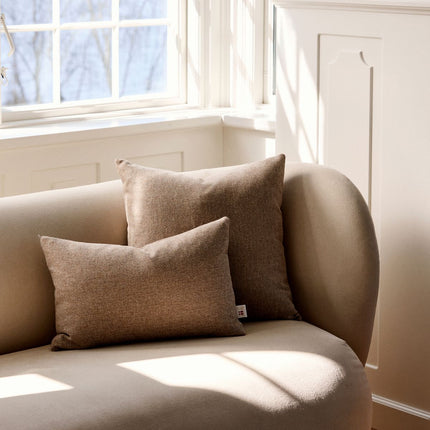 Dobbeltsidig pute | 34x52 cm Beige