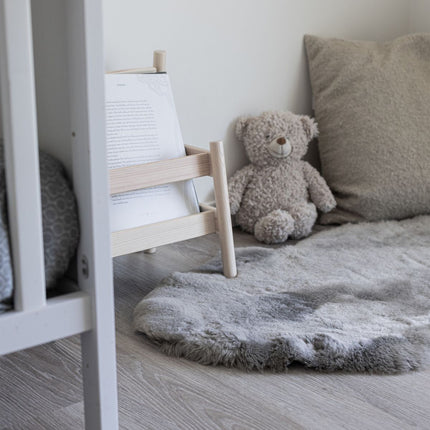 Baby saueskinn | kort ull | New Zealand | 80 cm Lys Grå
