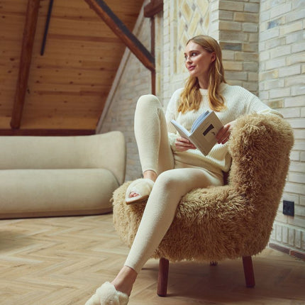 Emily Lounge Chair | Long Wool