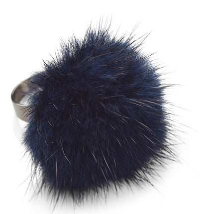 Ring Pom Pom Marine