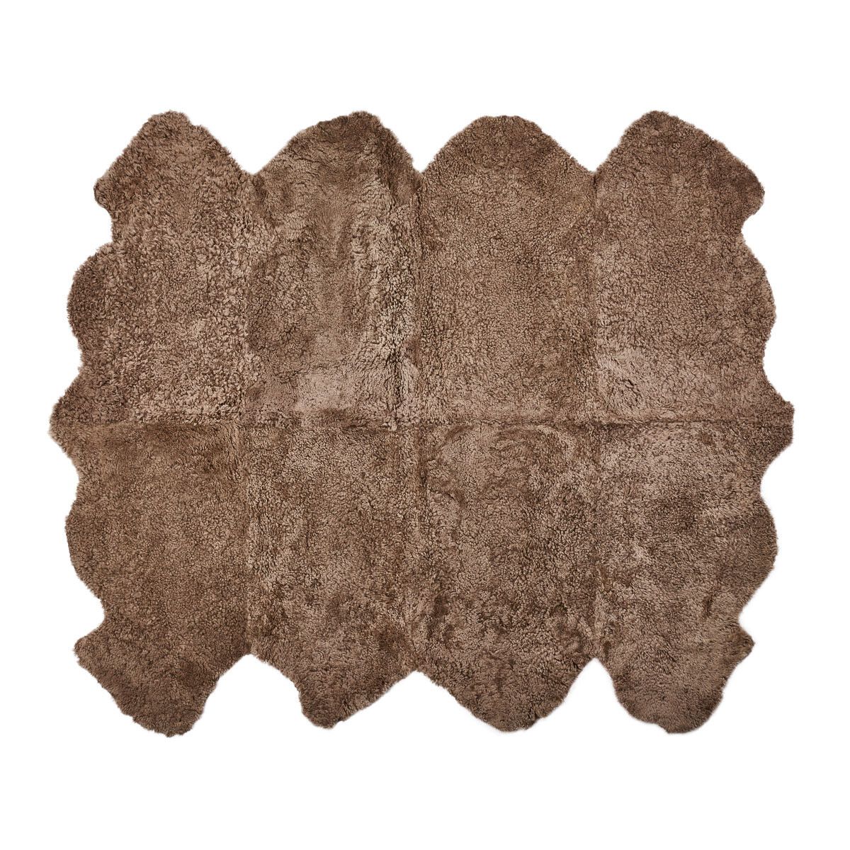 Saueskinnteppe | Korthåret | New Zealand | 180x214 cm Lysebrun