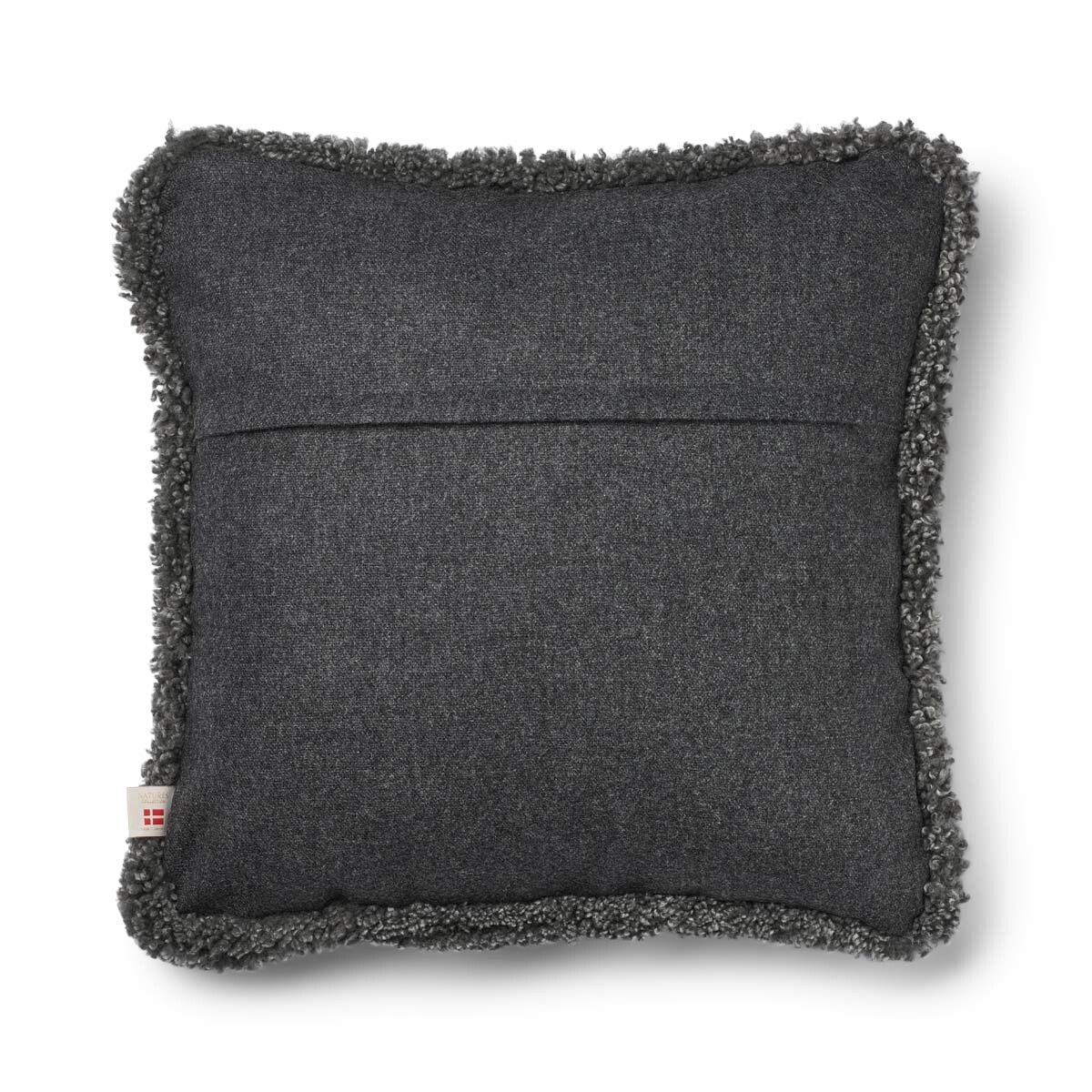 Classic Collection | Ullpute | Korthåret | Dobbeltsidig | 52x52 cm | 34x52 cm Mørkegrå / Grå