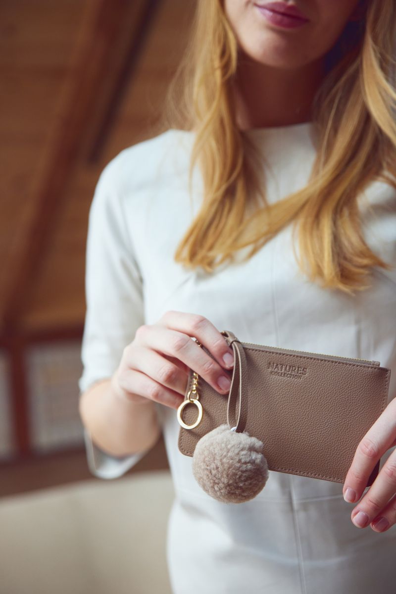 Tanja Lommebok Beige
