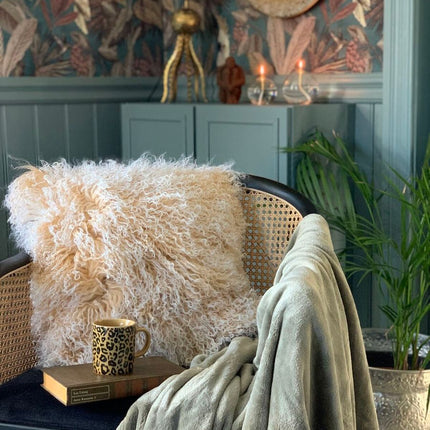 Saueskinnspute | Tibet | 40x40 cm Arktisk soloppgang