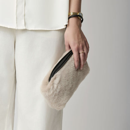 Nelly clutch Beige