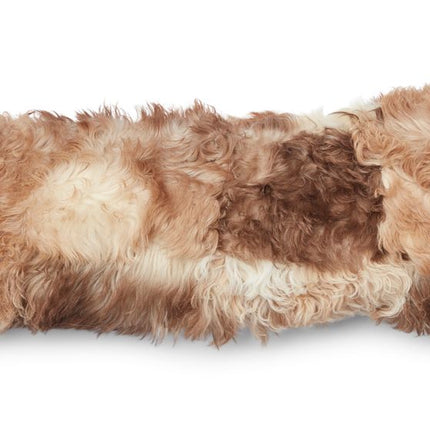 Saueskinnpute | Toscana | Dobbeltsidig Brun / Beige Mix
