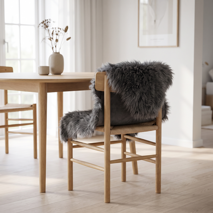 Saueskinn | New Zealand | 90 cm | Langhåret | Premium kvalitet