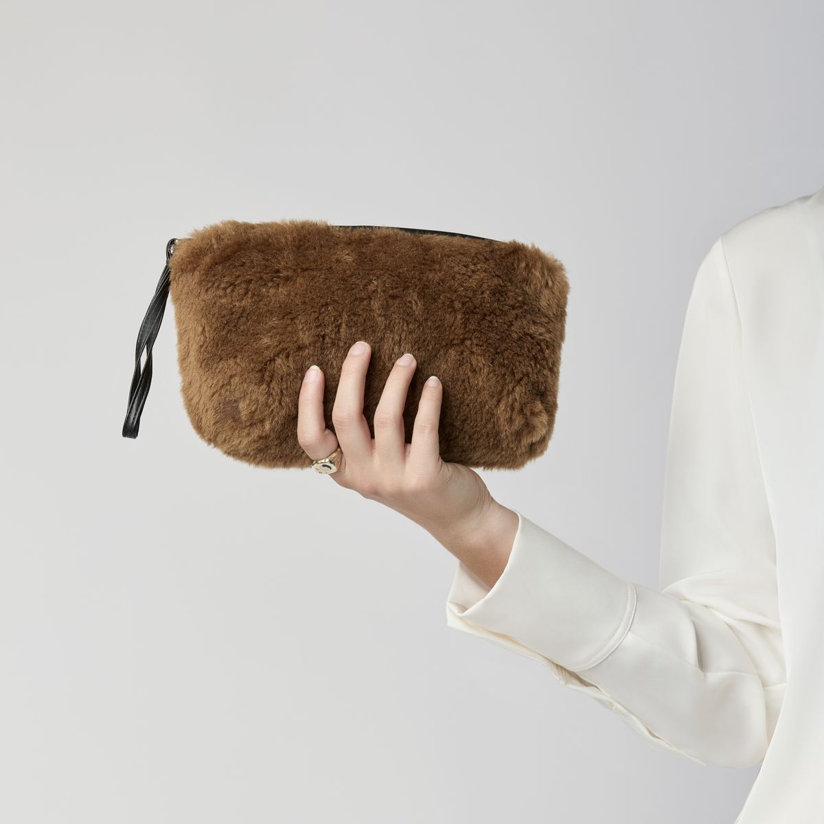 Nelly clutch Beige