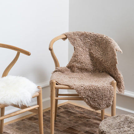 Saueskinn | Double Face | Amerika | 90x60 cm Svart