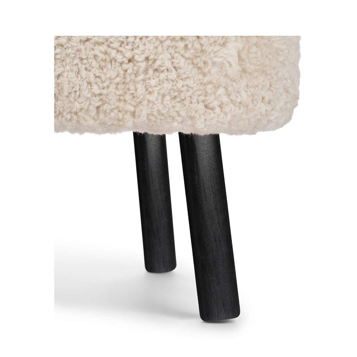 Emily Lounge Chair | Korthåret Pearl