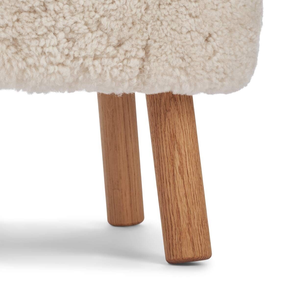 Emily Lounge Chair | Korthåret Pearl