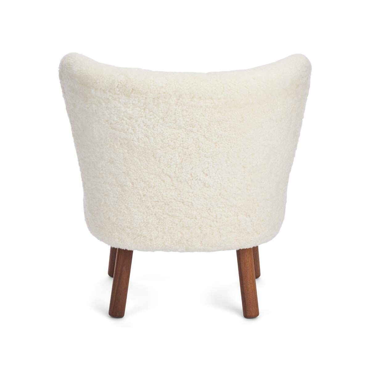 Emily Lounge Chair | Korthåret Hvit