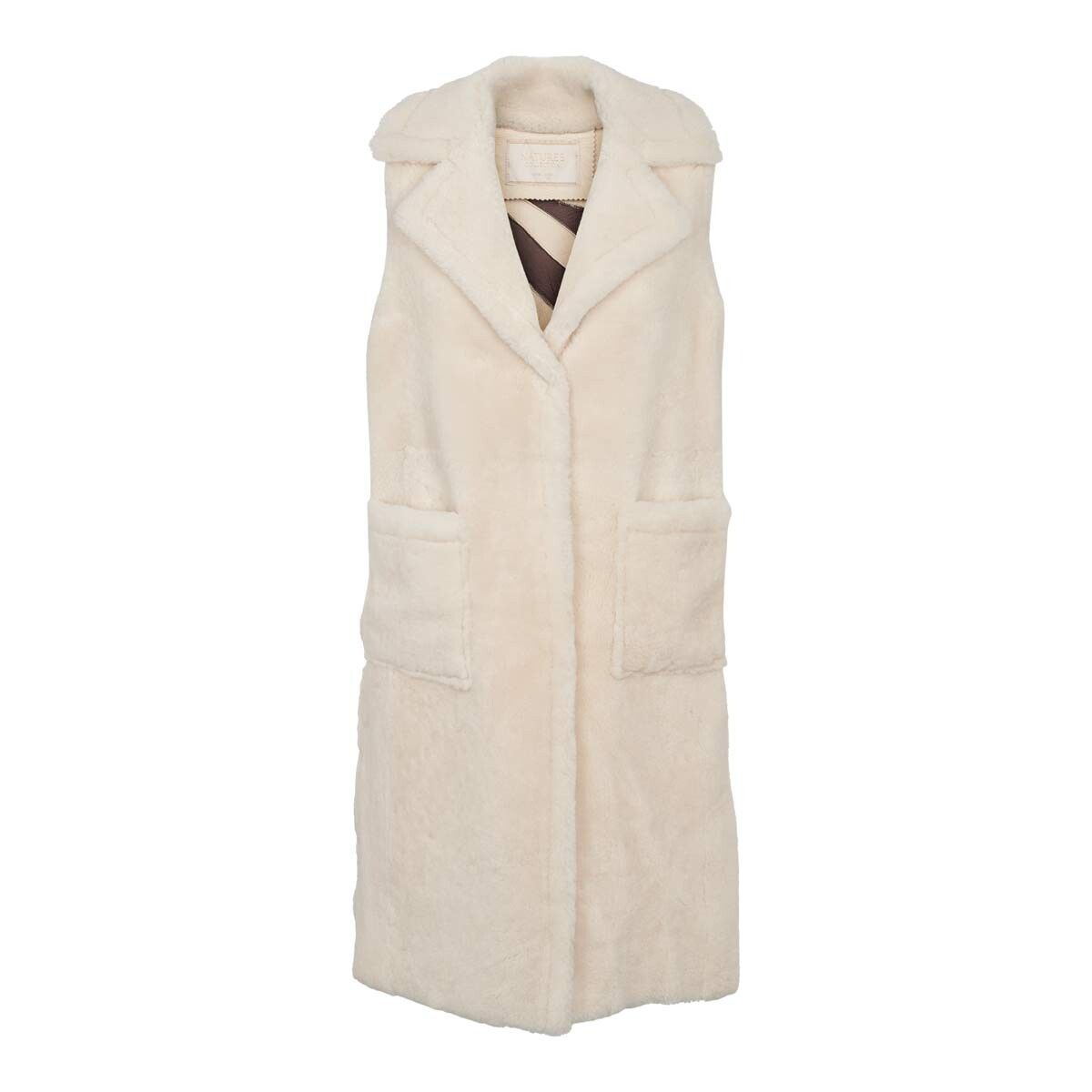 Raelynn vest Sebra / Sjokolade / Beige