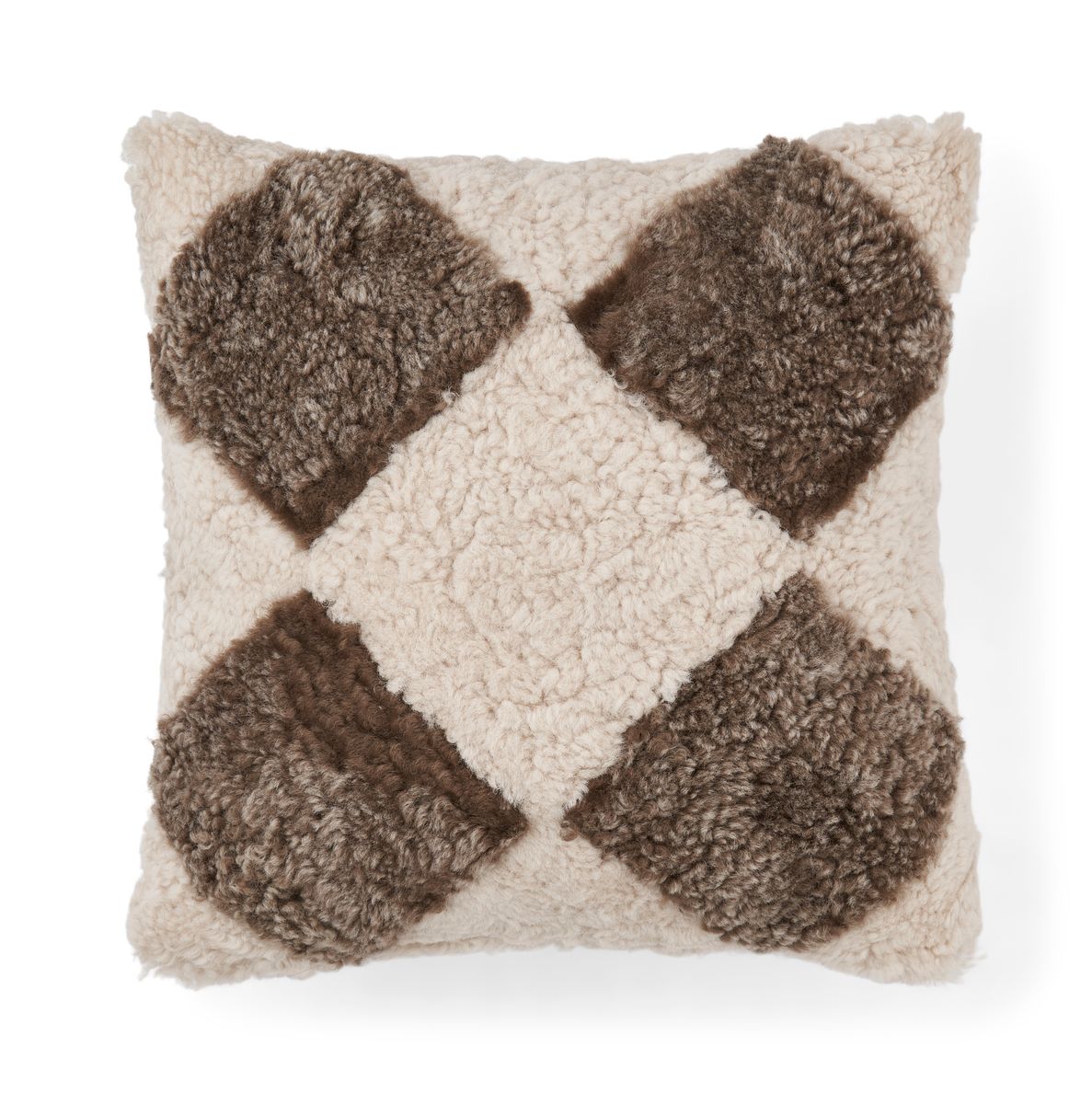 Pattern saueskinnpute | Korthåret | New Zealand | 40x40 cm cm