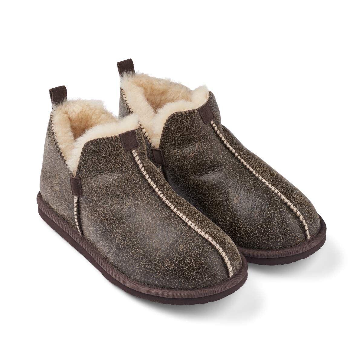 Unisex boot Rustikk Brun Nappa