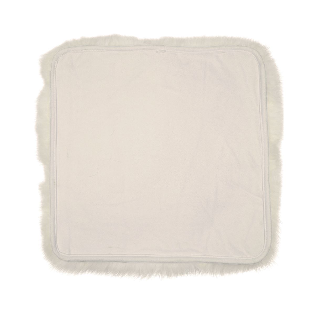 Stolpute | Langhåret | New Zealand | Stoffbakside | 40x40 cm Beige