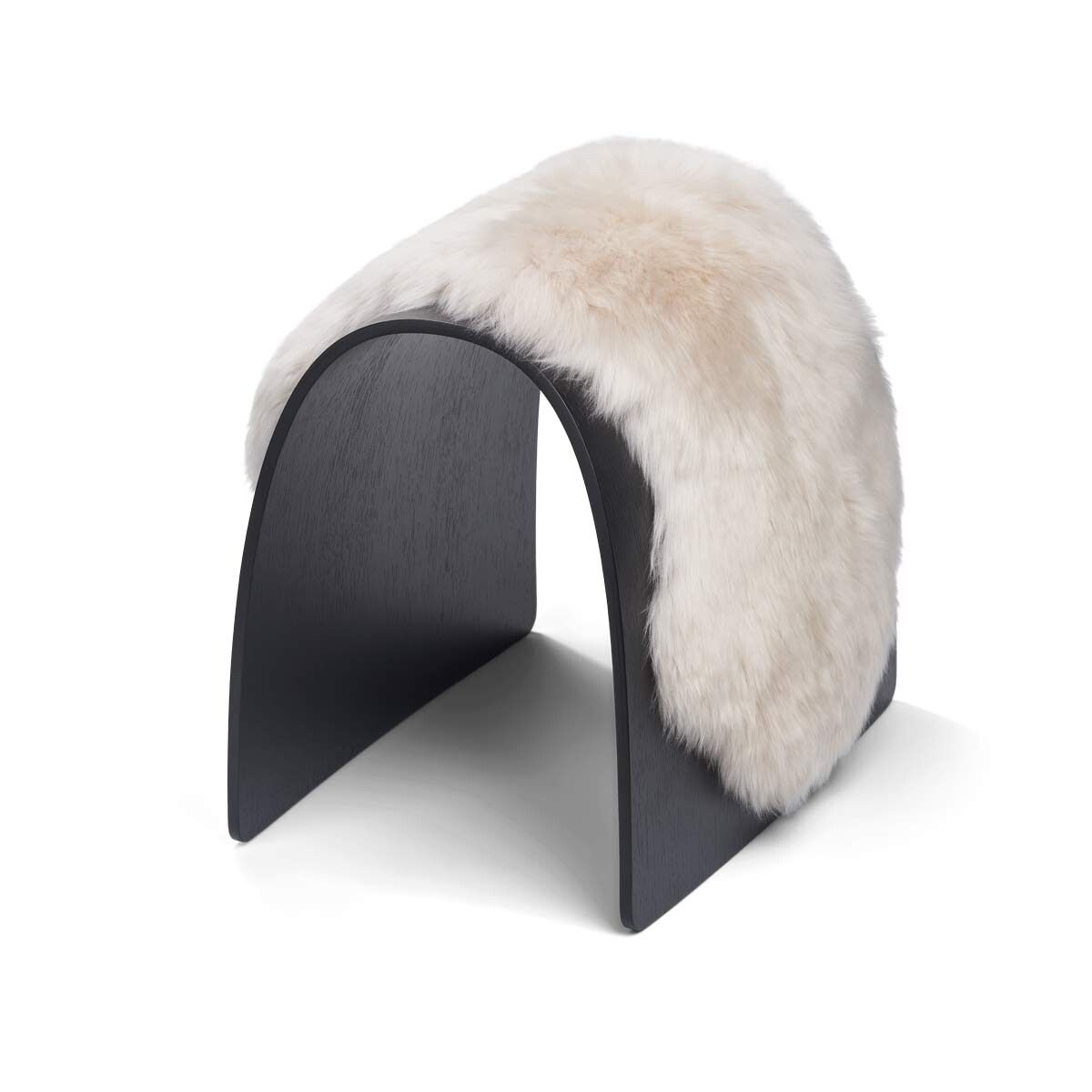 Sheep Stool cover | Langhåret | New Zealand Beige