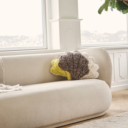 Skjellpute Mønster  | 35x50 cm | 42x58 cm | 75x54 cm Gul / Lysebrun / Beige
