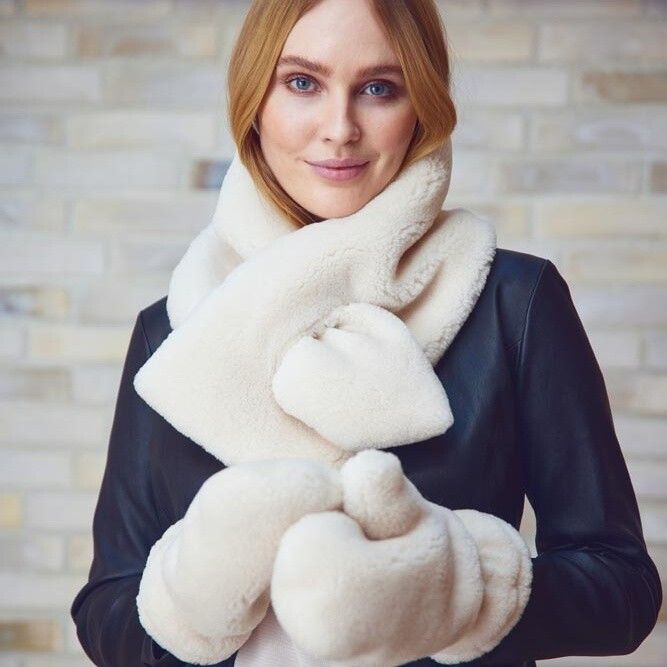 Monta Skjerf Beige