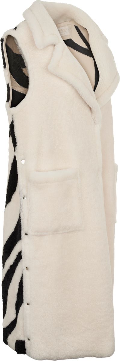 Raelynn vest Sebra / Svart / Beige