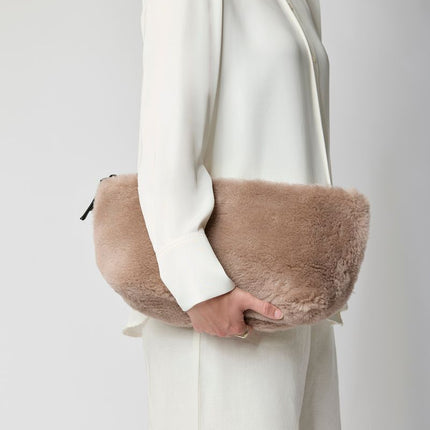 Maxi Havana Clutch Stucco Sand