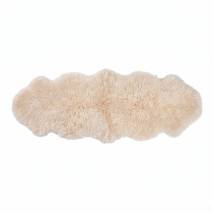 Fellvang Dobbel Saueskinnsfell | Langhåret | New Zealand | 160x60 cm Champagne