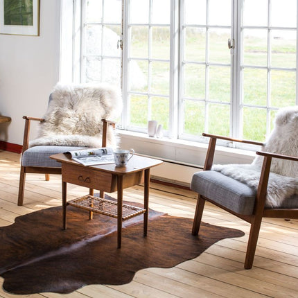 Kuskinn | 100% ekte | Ca. 1,5-1,8 m2 Brun