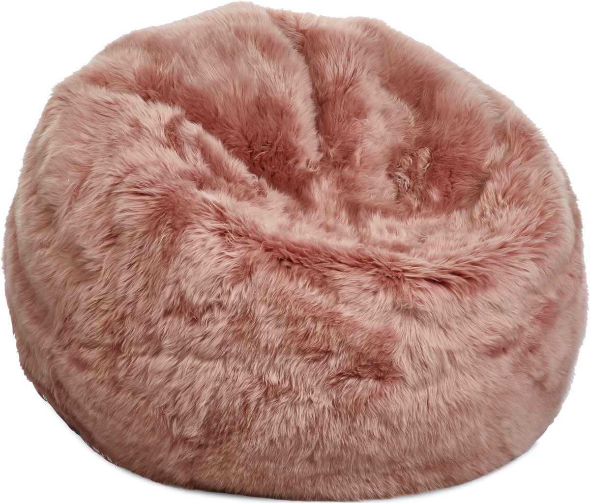 Rund sakosekk | Langhåret | New Zealand | 73x74 cm & 92x93 cm Rosa