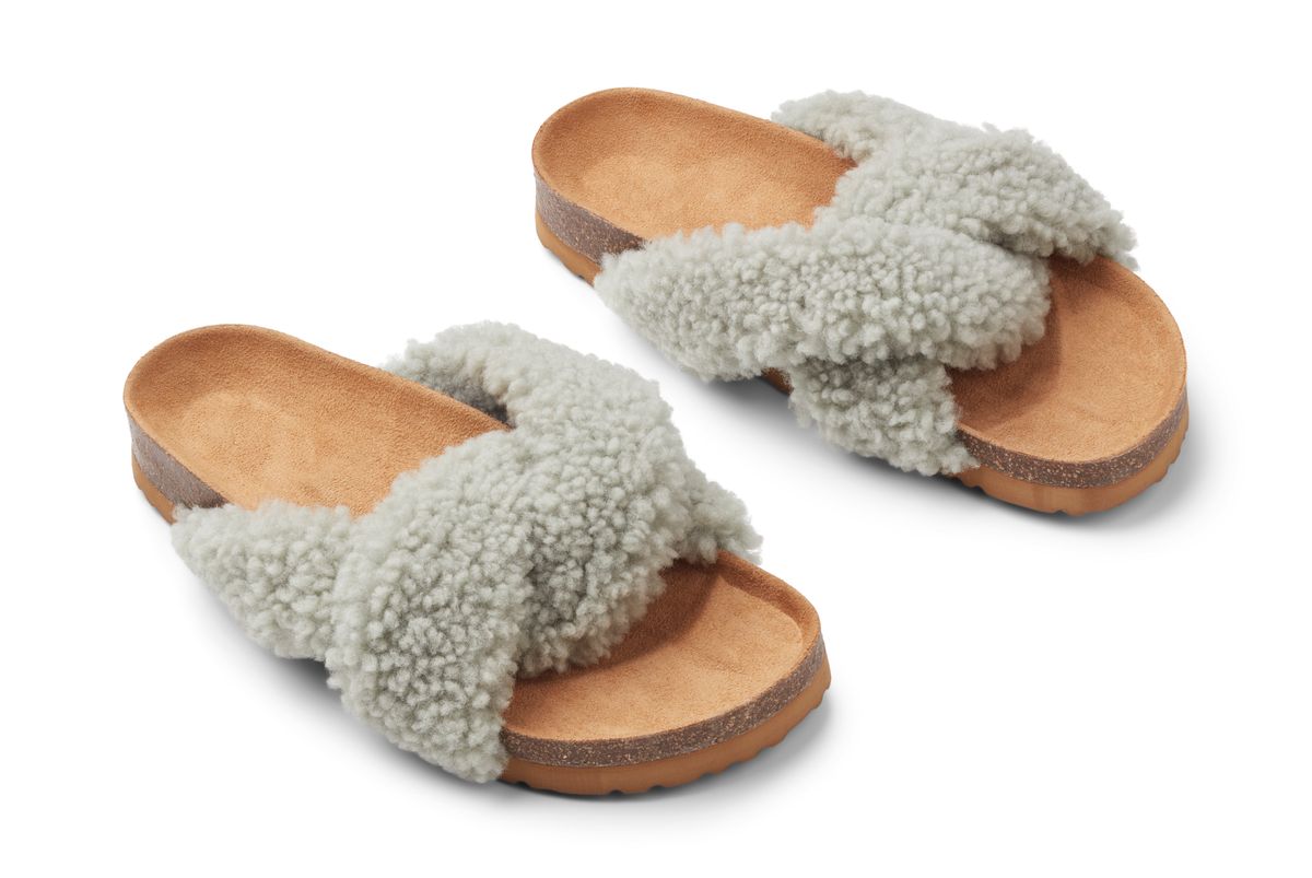 Lilly Cross slipper Mint