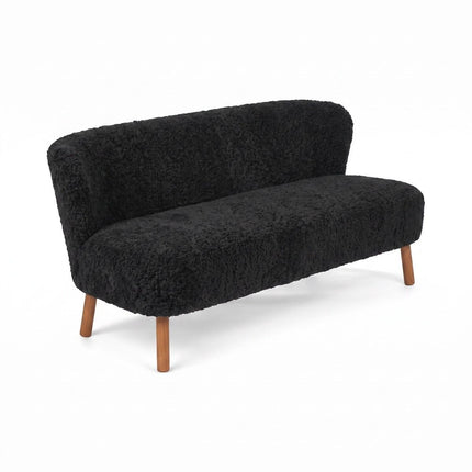 Emanuel 2-seters sofa Svart