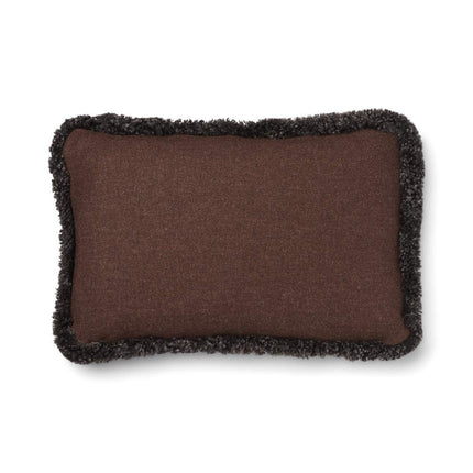 Classic Collection | Ullpute | Korthåret | Dobbeltsidig | 52x52 cm | 34x52 cm Brun / Mørkebrun