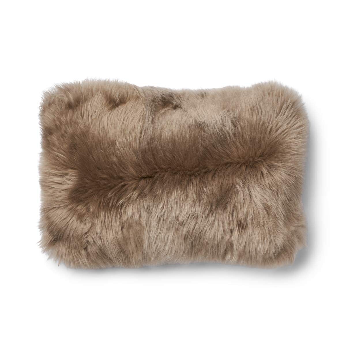 Checked Collection | Ullpute | Langhåret | 52x52 cm | 34x52 cm Kakao – Mørkebrun / Lysebrun
