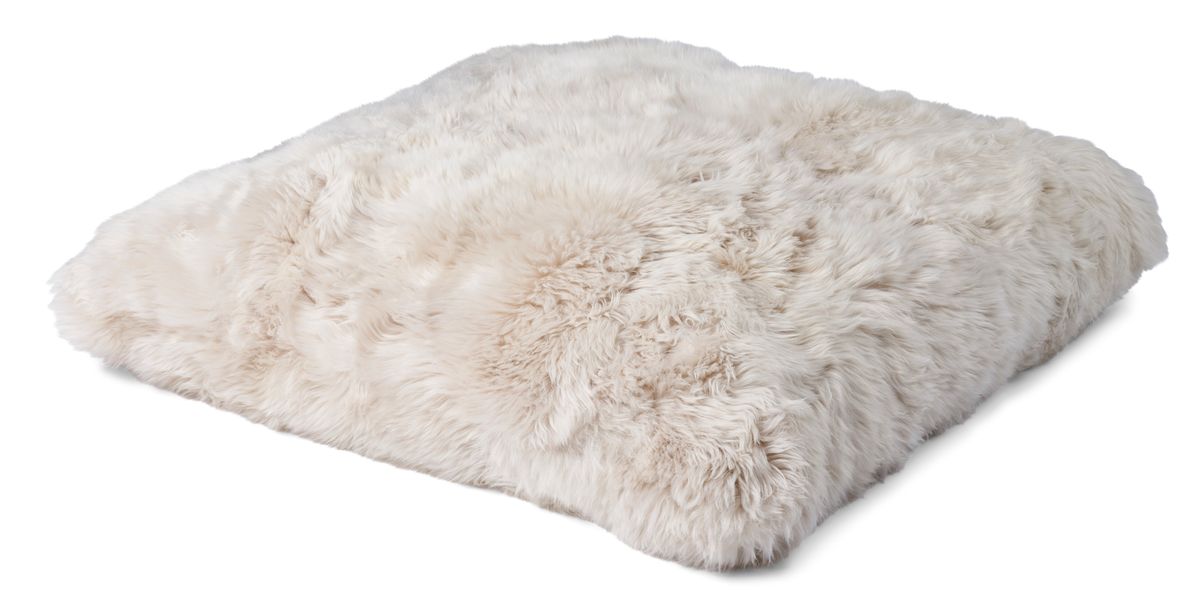 Maxi Float pute | Langhåret | New Zealand | Dobbeltsidig | 90x90 cm