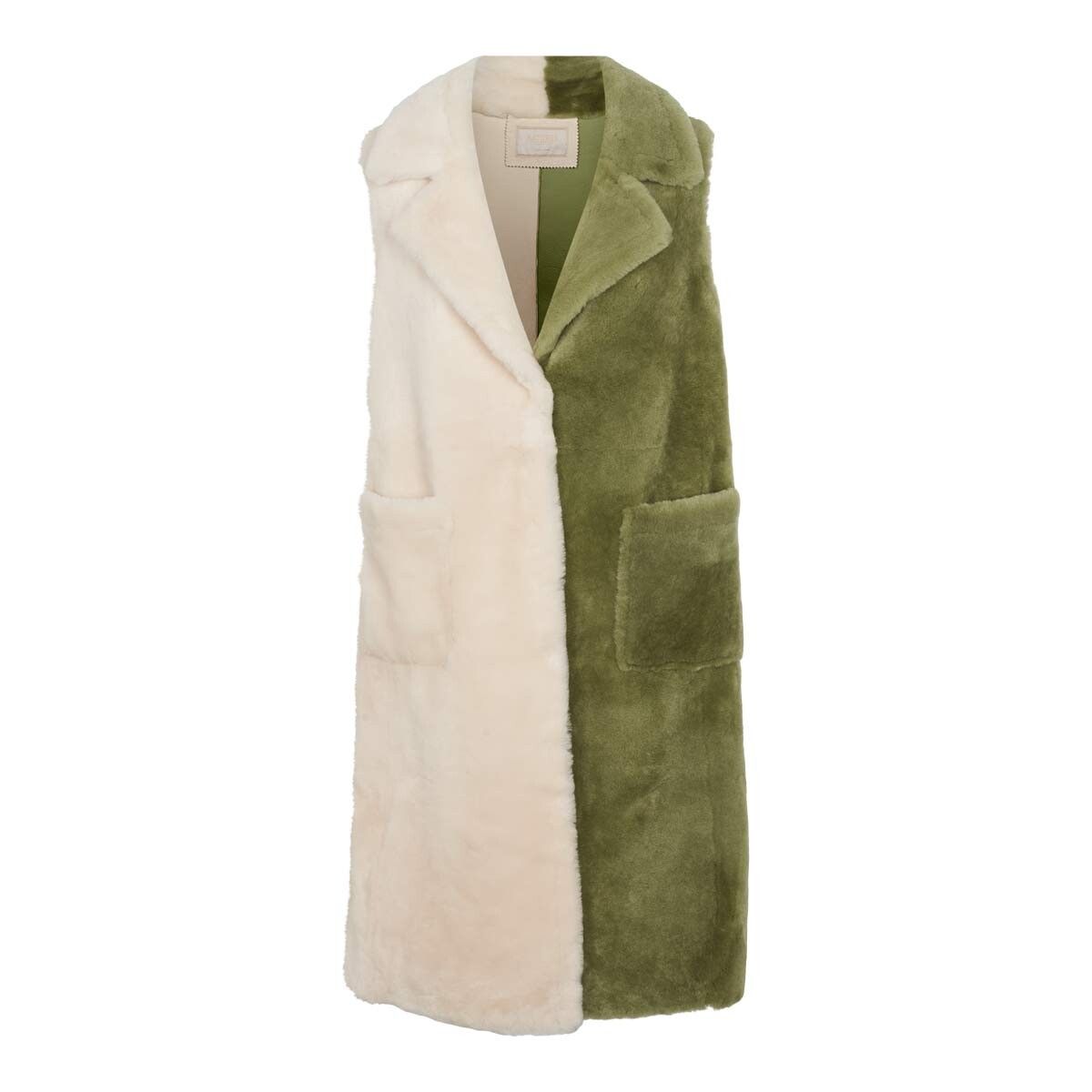 Raelynn vest Lysegrønn / Beige