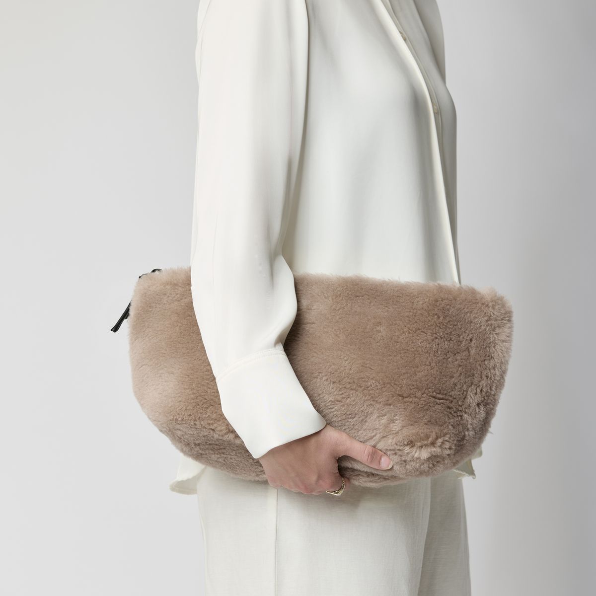 Maxi Havana clutch Beige