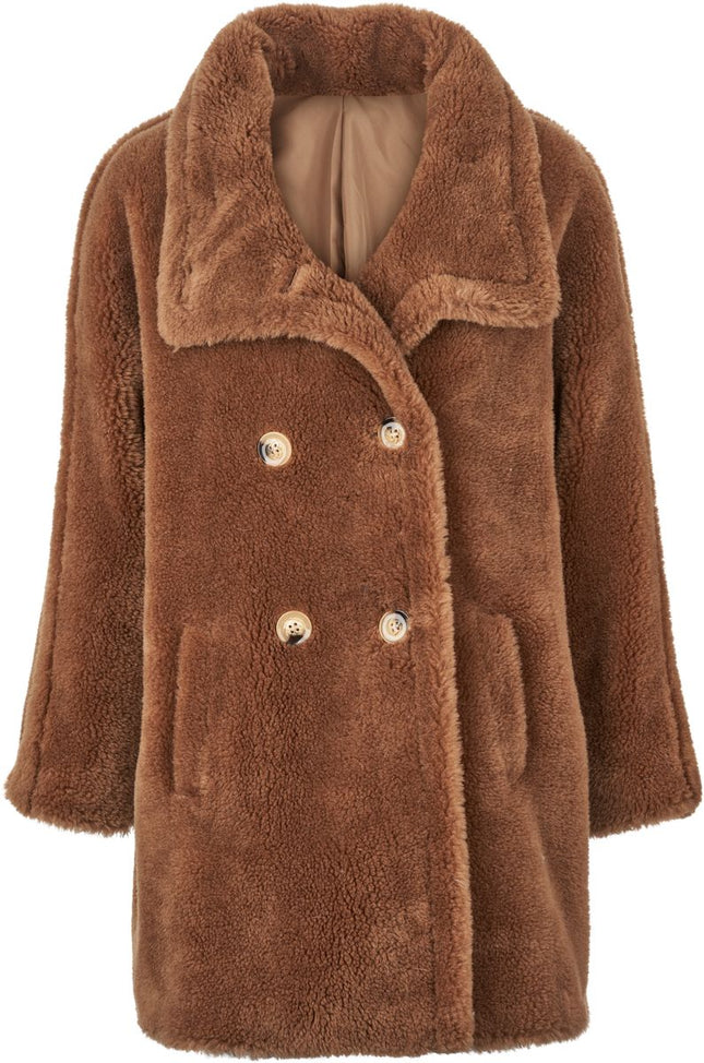 Denise Jacket Teddy Brun