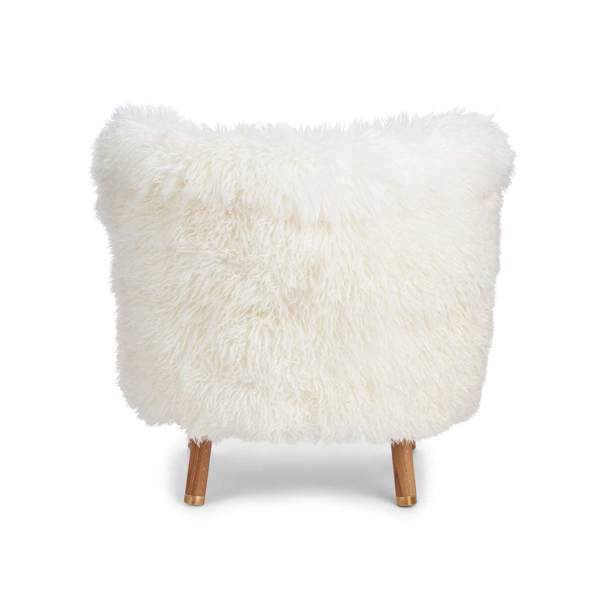 Emil Lounge Chair | Langhåret Hvit