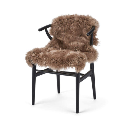 Merino saueskinn farget | New Zealand | 90x60 cm Taupe